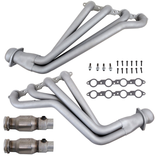 BBK Performance 4021 Long Tube Headers with Converters for 2010-2015 Chevrolet Camaro SS ZL1 6.2L