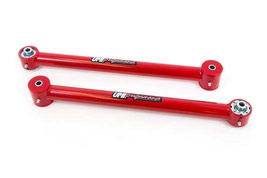 UMI Performance 2033-R Lower Control Arms Polyurethane/Roto-Joint Red