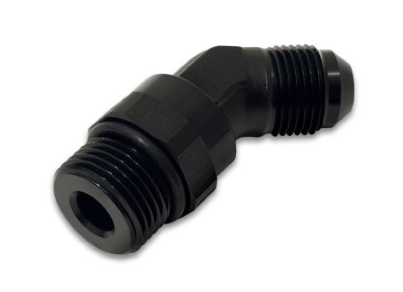 Vibrant -12AN Male to Male -12AN Straight Cut 45 Degree Adapter Fitting
