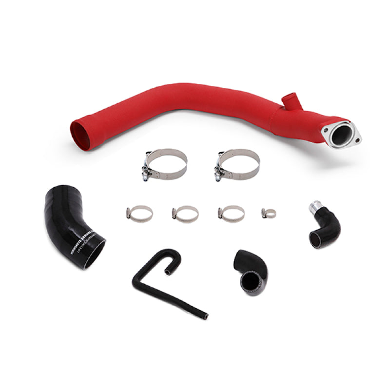 Mishimoto 2015 Subaru WRX Charge Pipe Kit - Wrinkle Red - #MMICP-WRX-15WRD