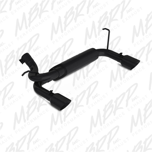 MBRP S5528BLK Cat-Back Exhaust System - 2007-2018 Jeep Wrangler JK | Black Coated