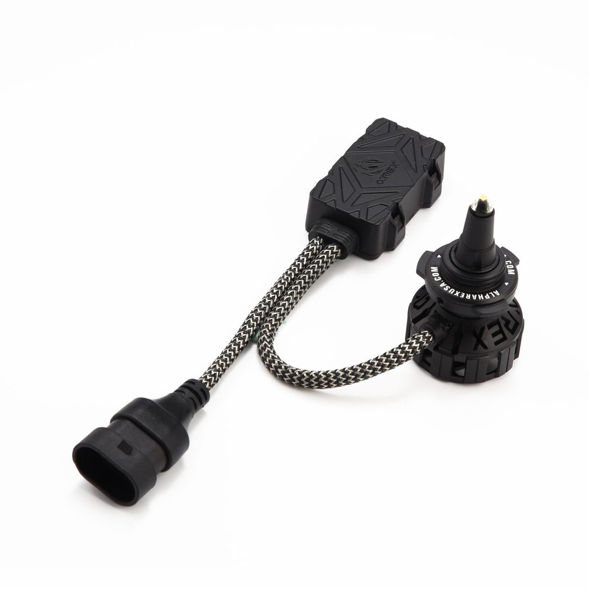 AlphaRex 110003 Black Ammo Panoramic LED Light Bulbs - 9006