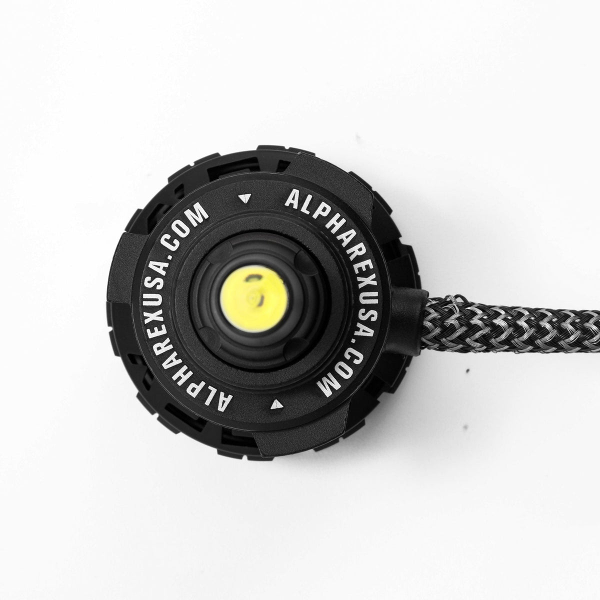AlphaRex 110007 Black Ammo Panoramic LED Light Bulbs - H7