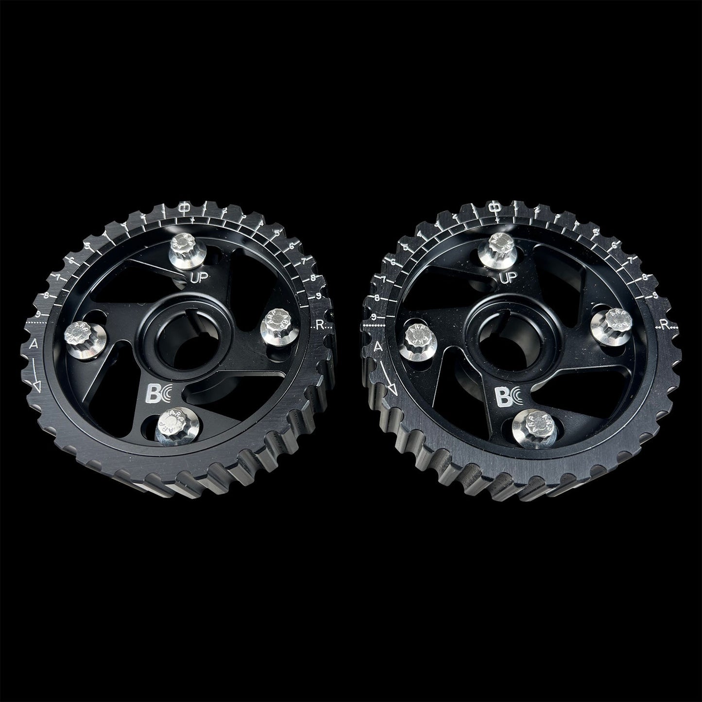 Brian Crower Honda B Series Adjustable Cam Gears - All Black BC8801B - Fits Acura