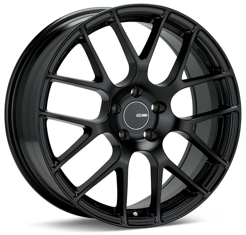 Enkei Raijin 19x9.5 35mm Offset 5x114.3 Bolt Pattern 72.6 Bore Dia Black Wheel