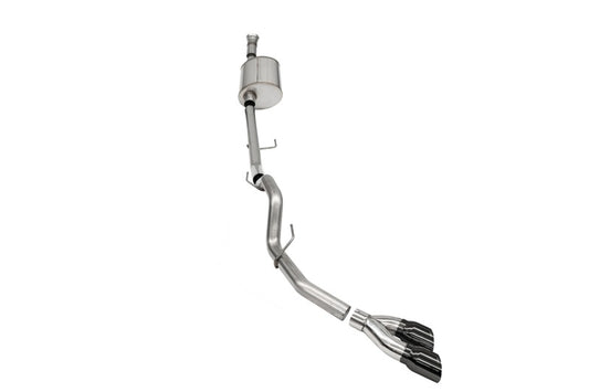 Corsa 2021-2025 Ford F-150 SuperCab/6.5in Bed 5.0L V8 Sport Cat-Back Single Side Exit-Black PVD