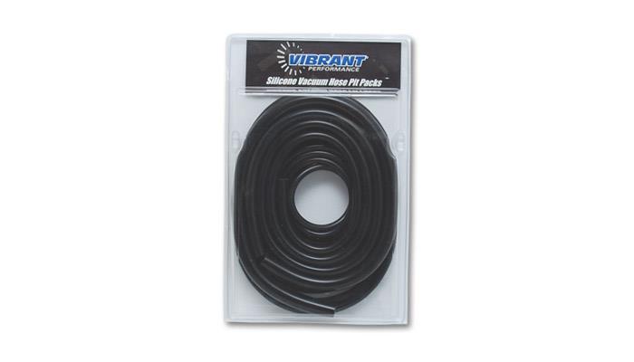 Vibrant Silicon vac Hose Pit Kit Blk 5ft- 1/8in 10ft- 5/32in 4ft- 3/16in 4ft
