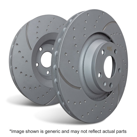 EBC 92-94 Acura Integra 1.7 Vtec GD Sport Rear Rotors GD411
