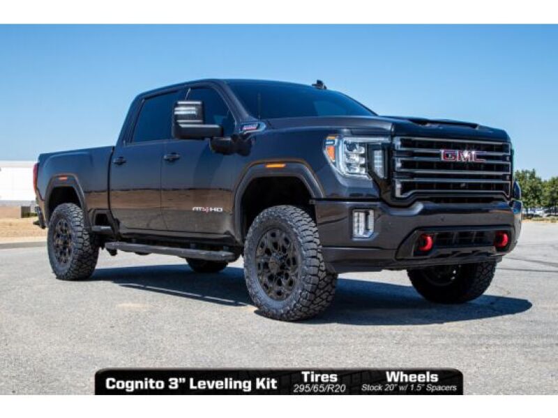 Cognito Motorsports 110-P0929 3-Inch Premier Leveling Kit with Fox PSRR 2.0 Shocks for 2020-2024 Chevrolet Silverado / GMC Sierra 2500 HD / 3500 HD