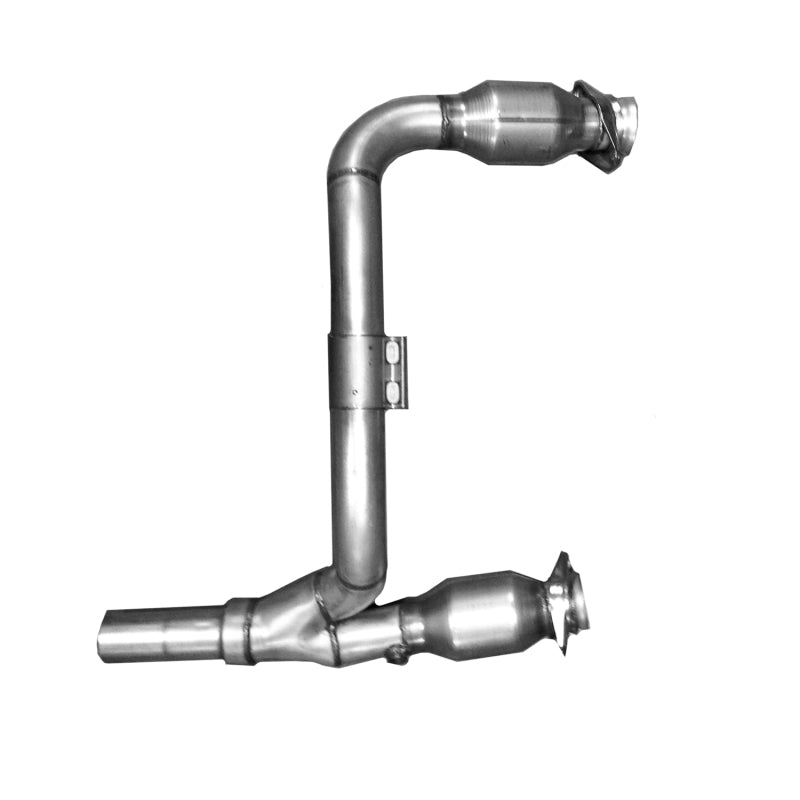 BBK Performance 40500 Long Tube Headers & Y-Pipe with Converters for 2007-2011 Jeep Wrangler 3.8L