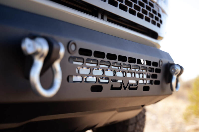 DV8 Offroad 2021+ Ford Bronco Bumper- Accommodates 20in Dual Row Light Bar & (4) 3in Pod Light Mount - #FBBR-03