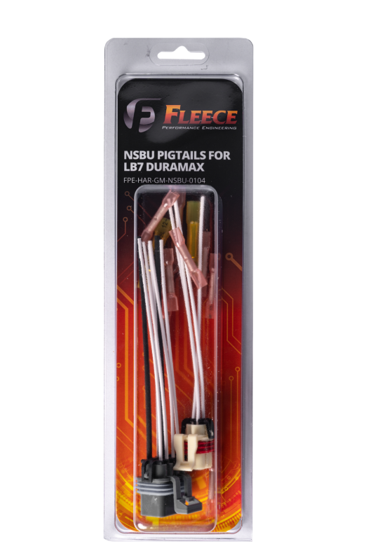 Fleece Performance FPE-HAR-GM-NSBU-0104 for 01-04 GM 2500/3500 Duramax (w/Allison Transmission) NSBU Pigtails