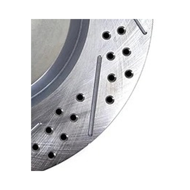 Baer Brakes 12.000in x 1.020in 1-Piece LH Replacement Rotor - SDZ — 5 x 4.75"BC, 2.810" Register, Slot Drilled & Zinc-Plated Finish