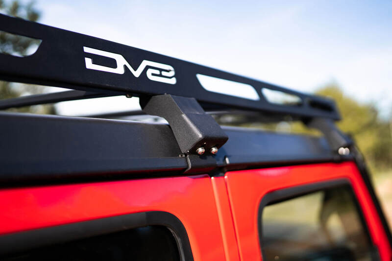 DV8 Offroad 07-18 Jeep Wrangler JK 4 DR / JL 2 DR & JT / 18+ Gladiator Roof Rack - #RRJL-02