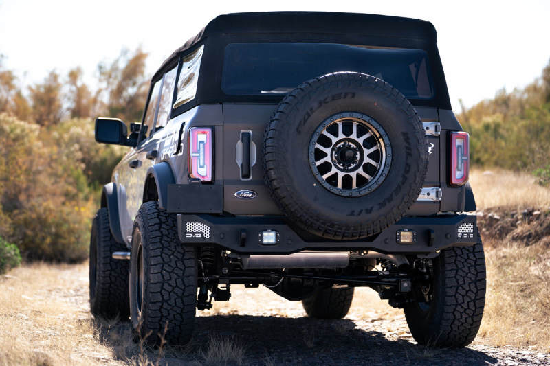 DV8 Offroad 21-22 Ford Bronco MTO Series Rear Bumper - #RBBR-01