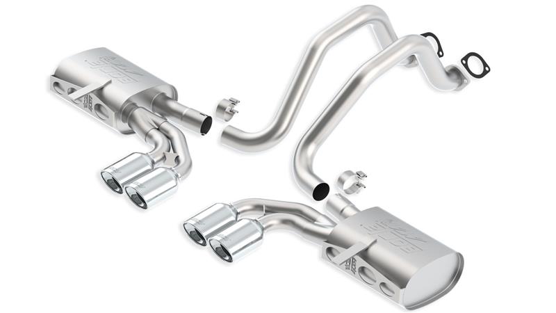 Borla 140428 97-04 Chevrolet Corvette 5.7L 8cyl ATAK SS Catback Exhaust - #140428