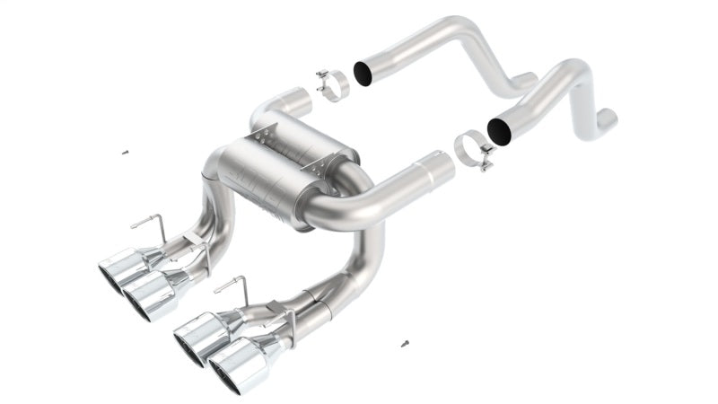 Borla 11822 06-12 Chevrolet Corvette Z06/ZR1 6.2L/7.0L 8cyl Aggressive ATAK Exhaust (rear section only) - #11822