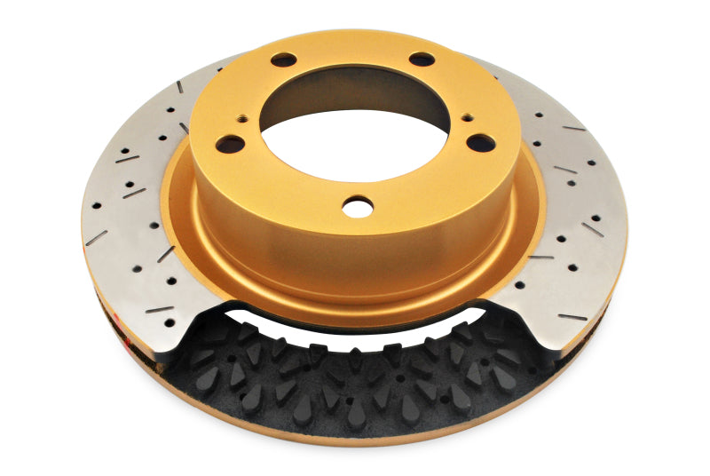 DBA 04-12 Nissan Pathfinder Rear 4000 Series Drilled & Slotted Rotor