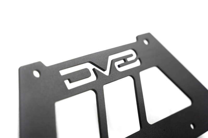 DV8 Offroad Fairlead Mounted Flip-Up License Plate Bracket - #LPBM-02