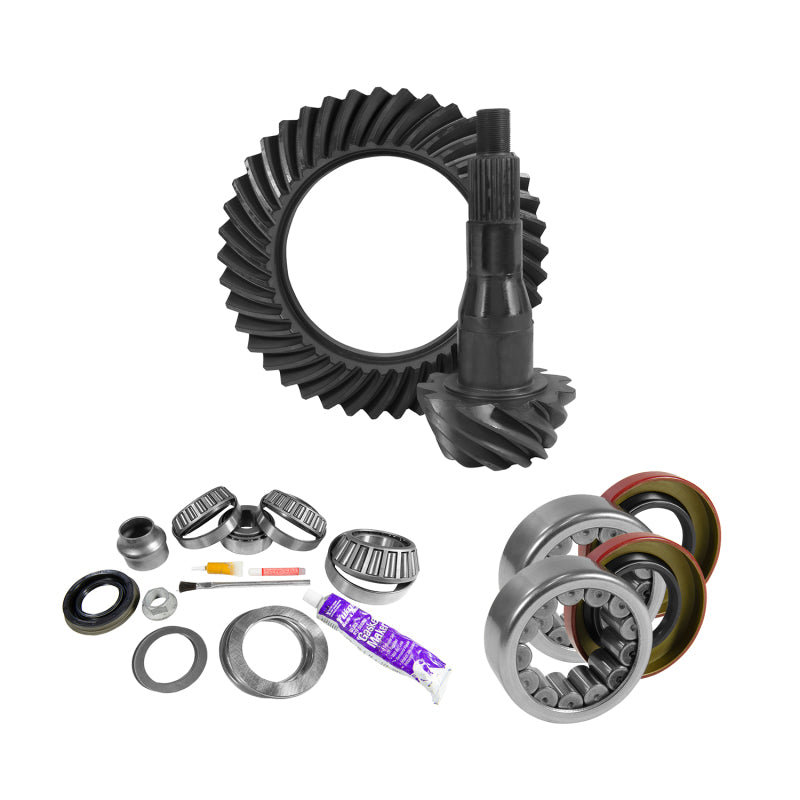 Yukon Gear & Axle YGK2102 9.75in for Ford 4.11 Rear Ring & Pinion Install Kit Axle Bearings and Seal