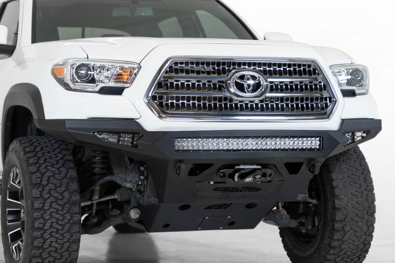 Addictive Desert Designs for 16-19 Toyota Tacoma Stealth Fighter Front Bumper with Winch Mount