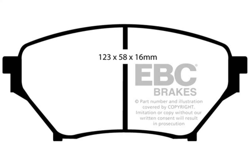 EBC 01-03 Mazda Miata MX5 1.8L Bluestuff Front Brake Pads DP51452NDX