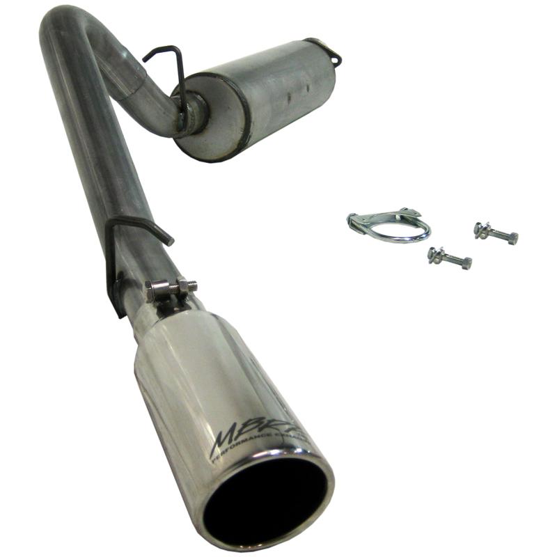 MBRP 2000-2006 Jeep Wrangler Inline-4 2.5L Inline-6 4.0L Cat Back