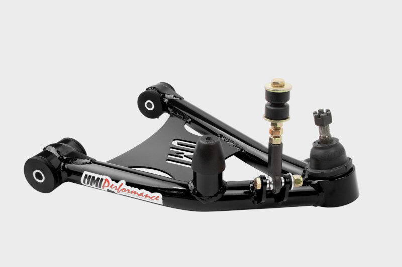 UMI Performance 2051-B Front Lower A-Arms Polyurethane Coilover Specific Black