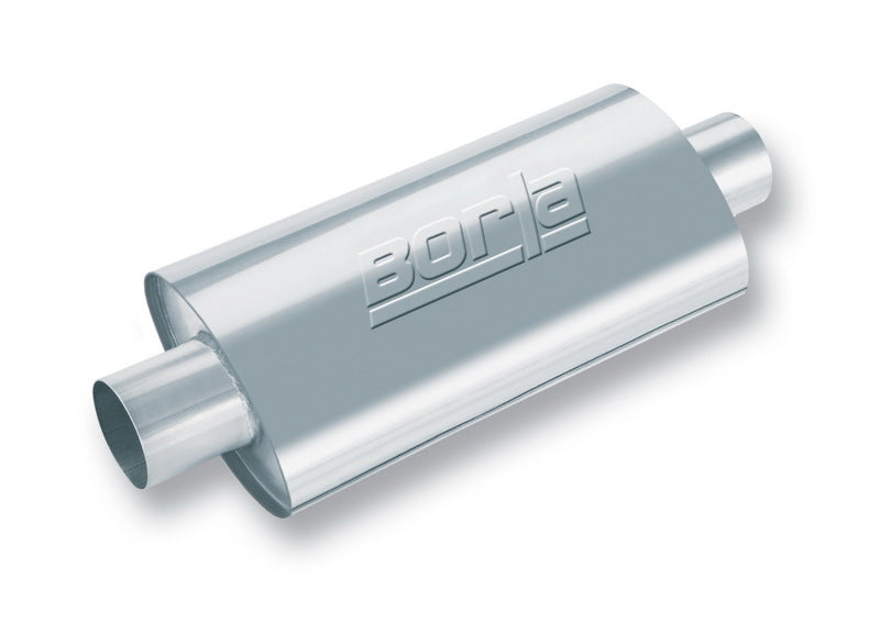 Borla 40943 XR-1 Racing Sportsman 3 inch Outlet / 3 inch Inlet Round, Oval or Offset Muffler - #40943