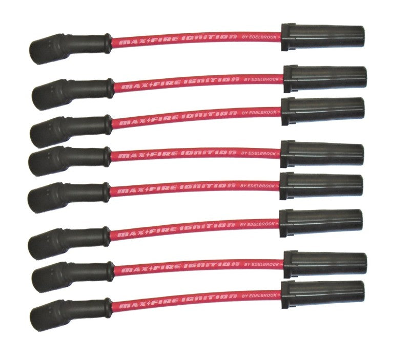 Edelbrock 22717 Spark Plug Wire Set GM LS Engines Heat Shields without Red Wire (Set of 8)