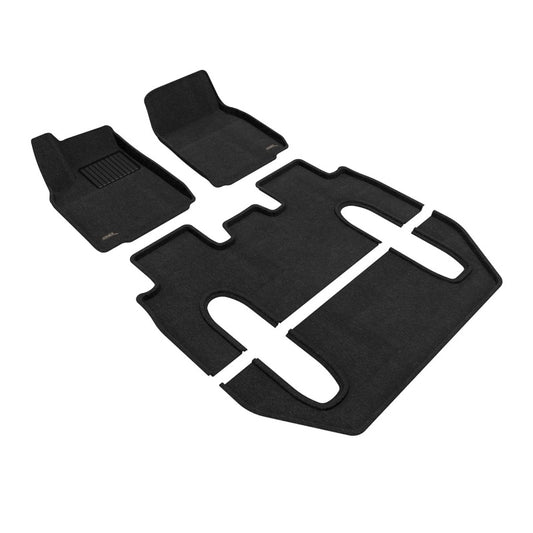 3D MAXpider Elegant Front, Rear & 3rd Row Floor Mats for 2022-2024 Tesla Model X (6-Seat)