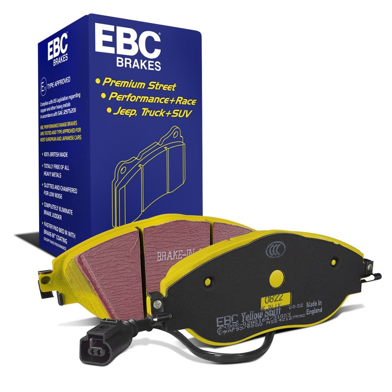 EBC 14-20 Audi S3 2.0 Turbo Yellowstuff Front Brake Pads DP42127R