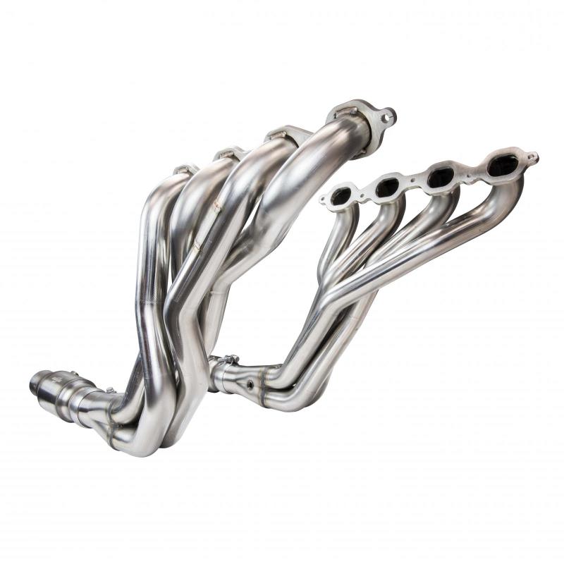 Kooks 2260H430 for 2016+ Chevrolet Camaro SS 1 7/8in x 3in SS Longtube Headers w/ Green Catted Connection Pipes