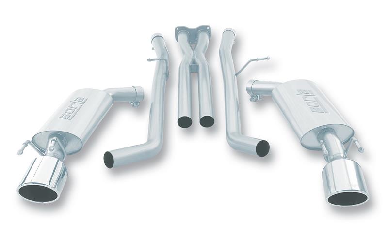Borla 140165 05-06 Pontiac GTO Coupe 2dr 6.0L 8cyl AT/MT 4spd/6spd RWD SS Catback Exhaust w/ inXin Pipe - #140165