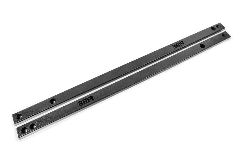 BMR 2015-2026 S550 Mustang Chassis Jacking Rails (Shorter Tube) - Black Hammertone