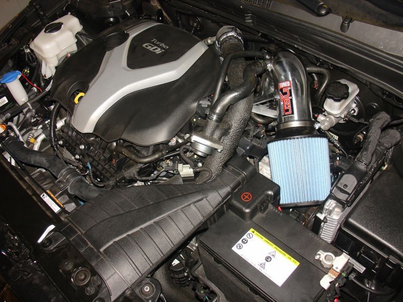 Injen 2011-14 Hyundai Sonata/Kia Optima 2.0L Turbo Black Short Ram Intake - #SP1330BLK