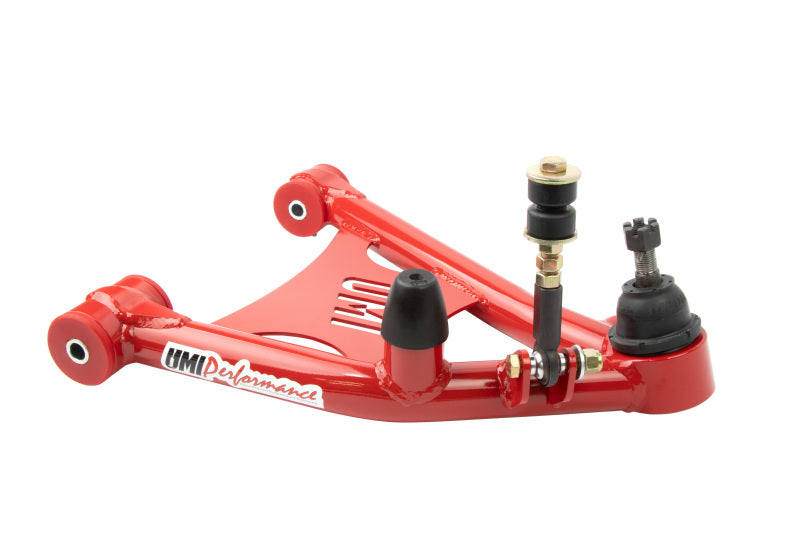 UMI Performance 2051-R Front Lower A-Arms Polyurethane Coilover Specific Red
