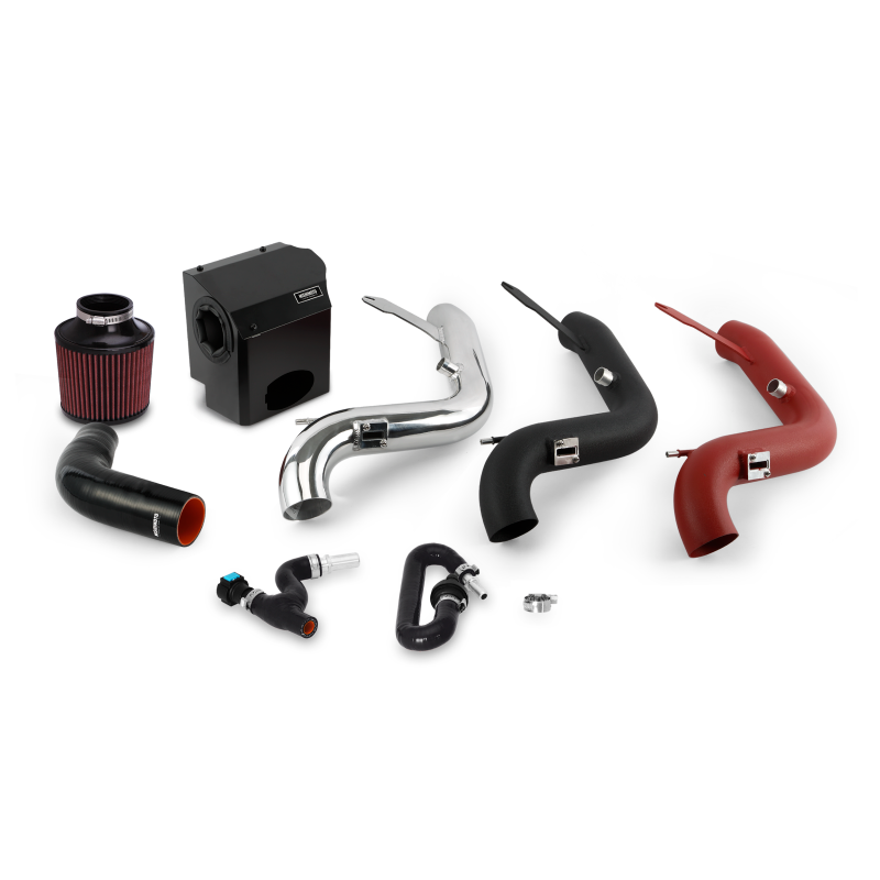 Mishimoto 2016 Ford Fiesta ST 1.6L Performance Air Intake Kit - Wrinkle Red - #MMAI-FIST-16WRD