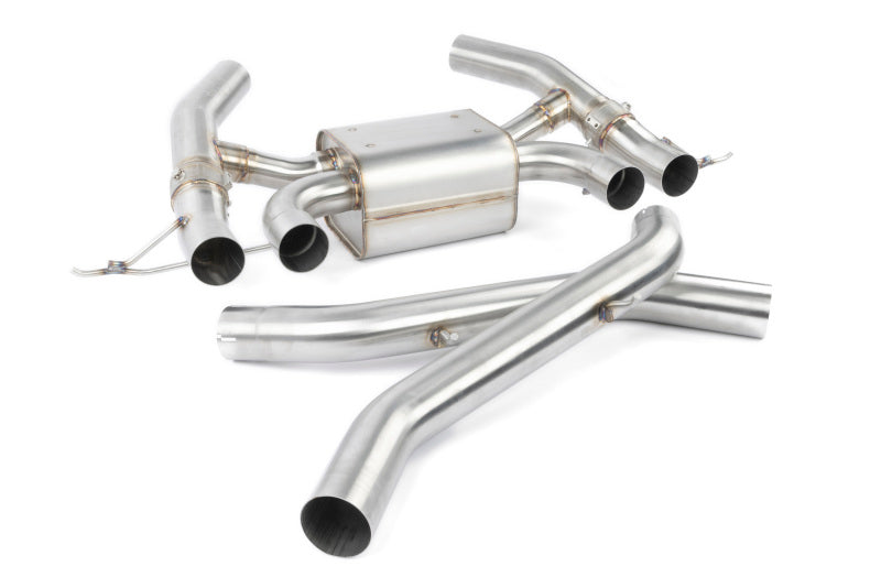 Dinan 23-26 BMW M2 (G87) Valved Axleback Exhaust System - Black Tips