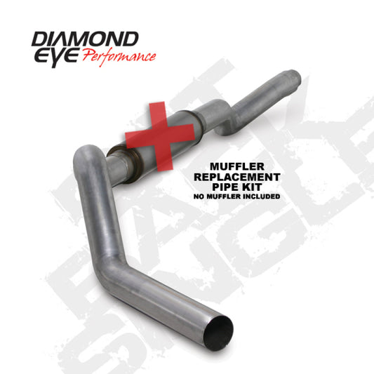 Diamond Eye K5126A-RP 5in Cat-Back Exhaust Muffler Replacement Pipe - 2006-2007 Chevrolet Silverado 2500 HD/3500/3500 HD
