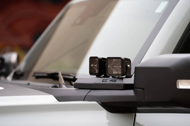 DV8 21-22 Ford Bronco A-Pillar Pod Light Mounts - #LBBR-02