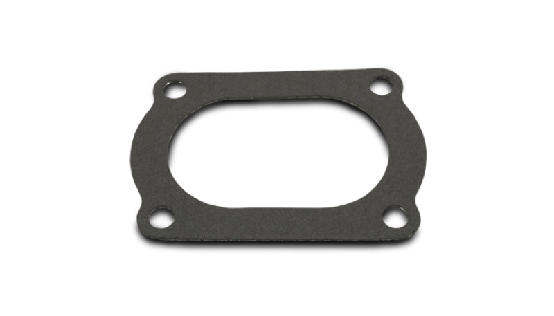 Vibrant 4 Bolt Flange Gasket for 3.5in O.D. Oval tubing (Matches #13176S)