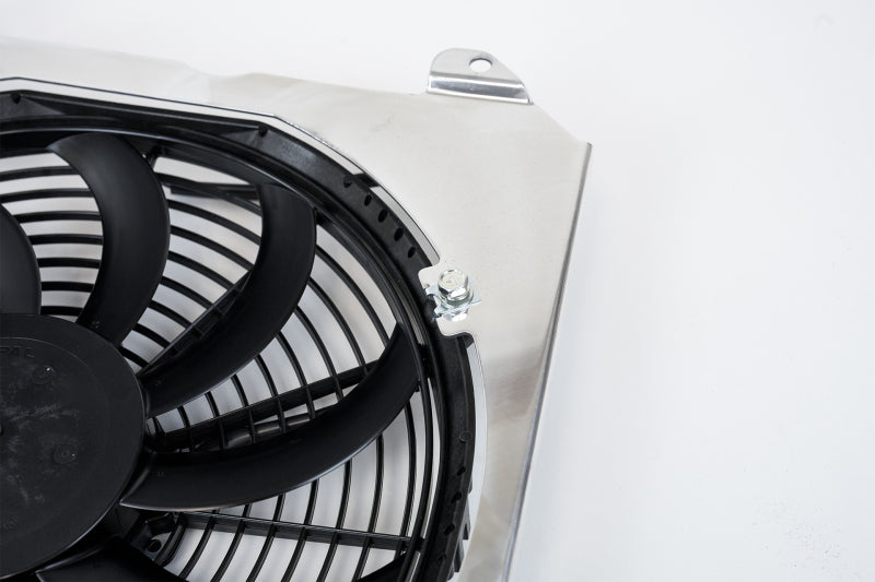 CSF 2858F Aluminum Fan Shroud w/12in SPAL Fan for 92-00 Honda Civic