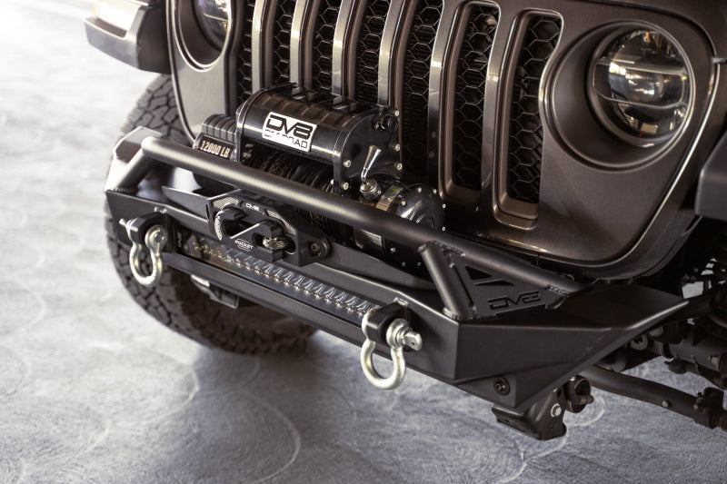 DV8 Offroad 07-23 Jeep Wrangler JK/JL & Gladiator JT FS-1 Series Stubby Front Bumper - #FBJL-11