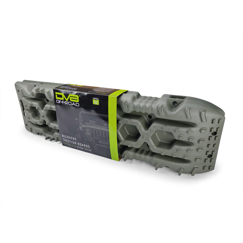 DV8 Offroad Recovery Traction Boards w/ Carry Bag - Olive - #RTB1-01OL