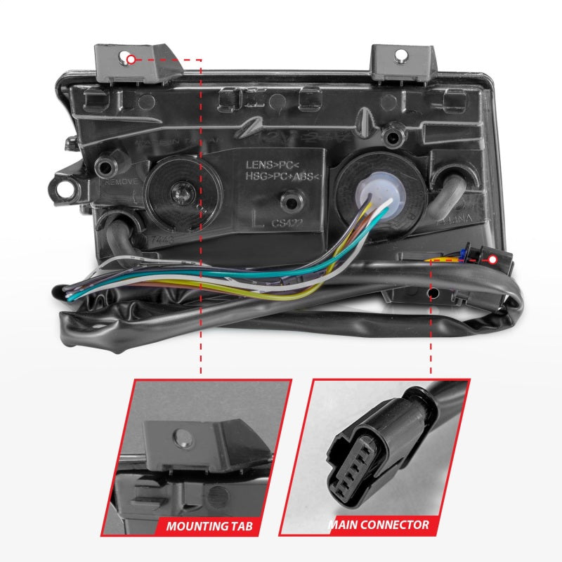 ANZO 2018-2026 Jeep Wrangler Side Markers
