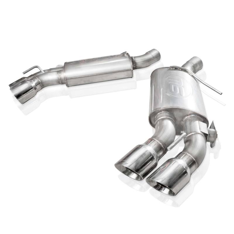 Stainless Works for 2016-2024 Chevrolet Camaro SS 3in Redline Axle Back with Valve & 4in Quad Tips