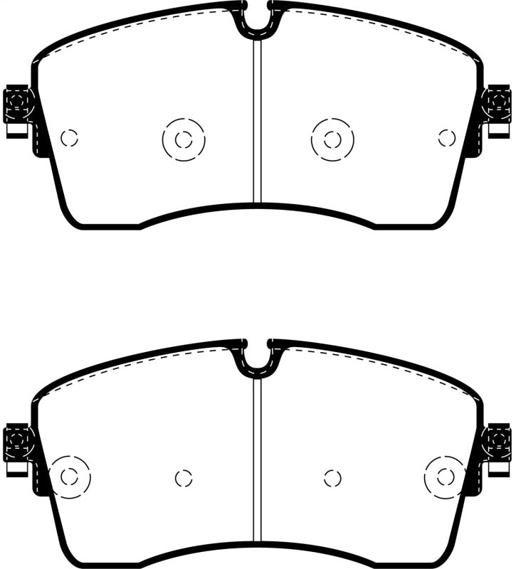 EBC 2018+ Jaguar E-Pace 2.0L Turbo (246) Yellowstuff Front Brake Pads DP42385R