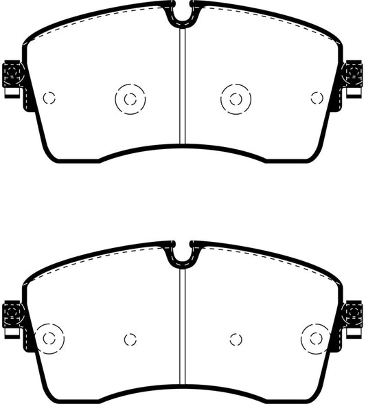 EBC 2018+ Jaguar E-Pace 2.0L Turbo (246) Yellowstuff Front Brake Pads DP42385R
