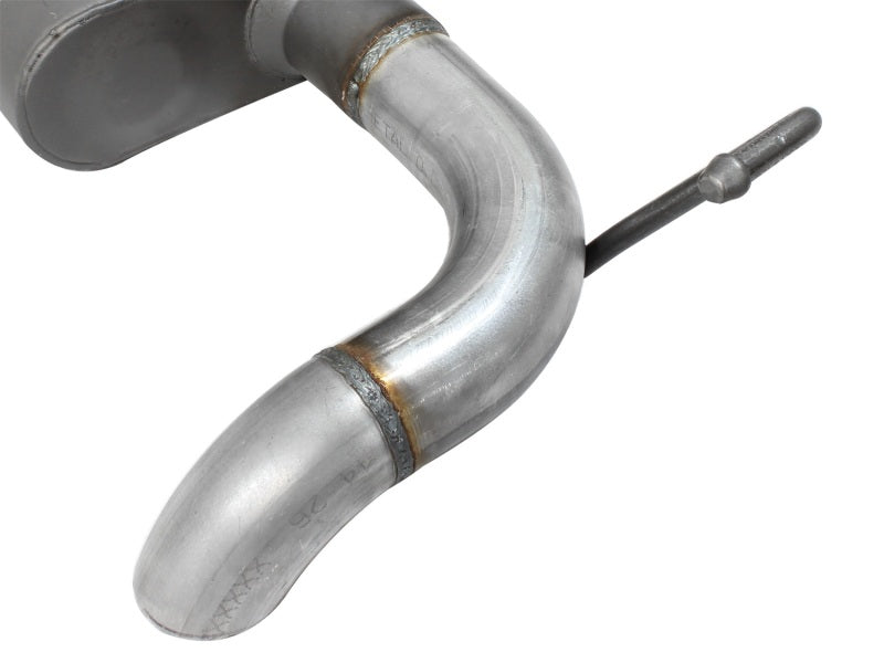 aFe Scorpion Exhaust System Axle Back Aluminized Hi-Tuck 07-17 Jeep Wrangler JK V6 3.6/3.8L - #49-08046